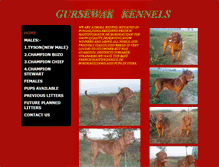 Tablet Screenshot of gursewakkennel.com